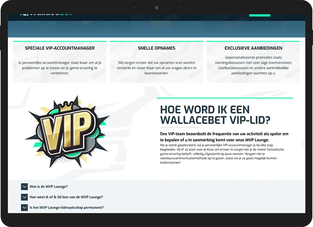 Wallacebet Casino VIP-programma